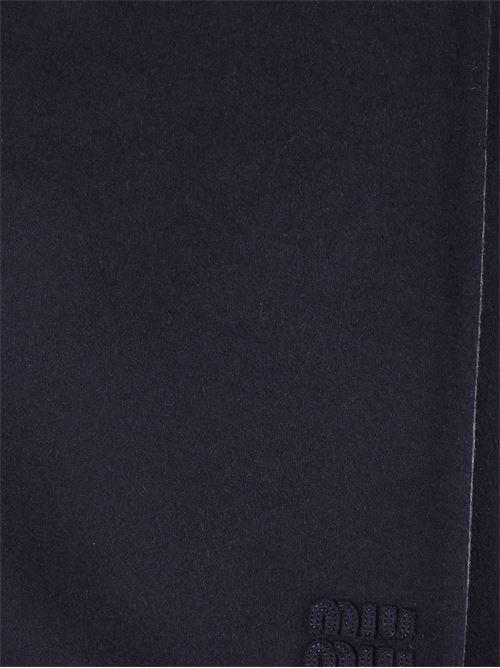 Miniskirt with logo MIU MIU | MG2595181BF005R